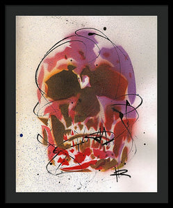 Skull X - Framed Print by Ryan Hopkins