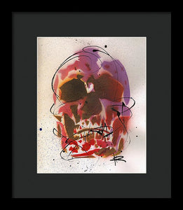 Skull X - Framed Print by Ryan Hopkins