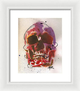 Skull X - Framed Print by Ryan Hopkins