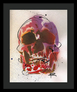 Skull X - Framed Print by Ryan Hopkins