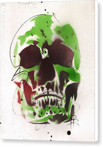 Skull XI - Canvas Print by Ryan Hopkins