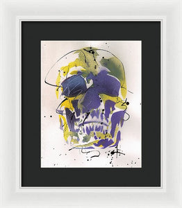 Skull XII - Framed Print by Ryan Hopkins