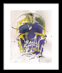 Skull XII - Framed Print by Ryan Hopkins