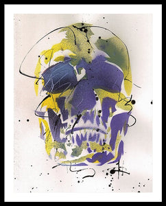 Skull XII - Framed Print by Ryan Hopkins