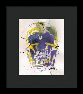 Skull XII - Framed Print by Ryan Hopkins