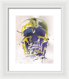 Skull XII - Framed Print by Ryan Hopkins