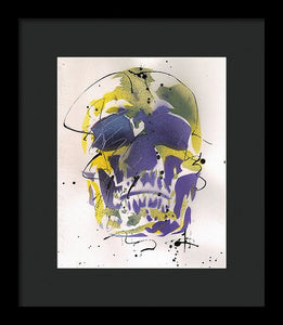 Skull XII - Framed Print by Ryan Hopkins