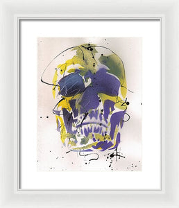 Skull XII - Framed Print by Ryan Hopkins