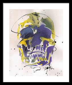 Skull XII - Framed Print by Ryan Hopkins