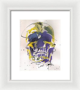 Skull XII - Framed Print by Ryan Hopkins