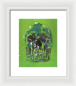 Skull V - Framed Print by Ryan Hopkins