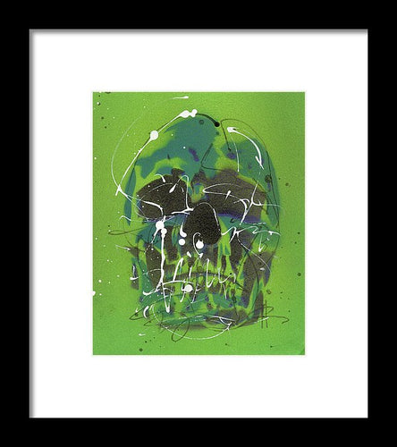 Skull V - Framed Print by Ryan Hopkins