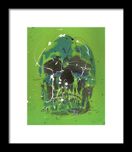 Skull V - Framed Print by Ryan Hopkins