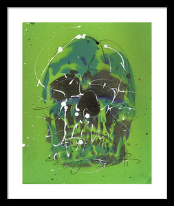 Skull V - Framed Print by Ryan Hopkins