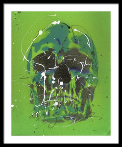 Skull V - Framed Print by Ryan Hopkins