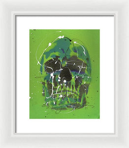 Skull V - Framed Print by Ryan Hopkins