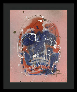 Skull VI - Framed Print by Ryan Hopkins