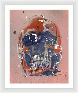 Skull VI - Framed Print by Ryan Hopkins