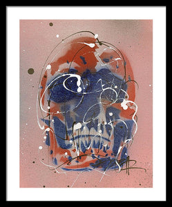 Skull VI - Framed Print by Ryan Hopkins