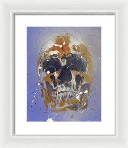 Skull II - Framed Print by Ryan Hopkins