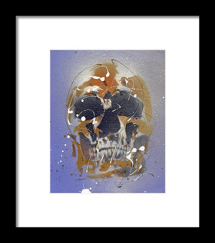 Skull II - Framed Print by Ryan Hopkins