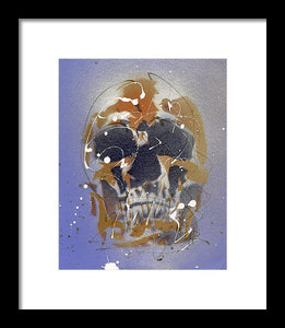 Skull II - Framed Print by Ryan Hopkins