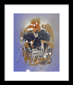 Skull II - Framed Print by Ryan Hopkins