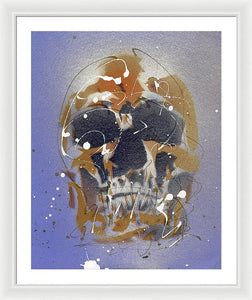 Skull II - Framed Print by Ryan Hopkins