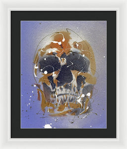 Skull II - Framed Print by Ryan Hopkins