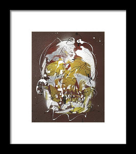 Skull VIII- Framed Print by Ryan Hopkins