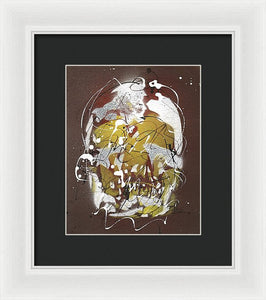 Skull VIII- Framed Print by Ryan Hopkins