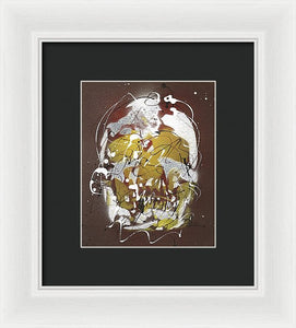 Skull VIII- Framed Print by Ryan Hopkins