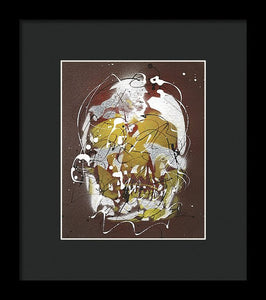 Skull VIII- Framed Print by Ryan Hopkins