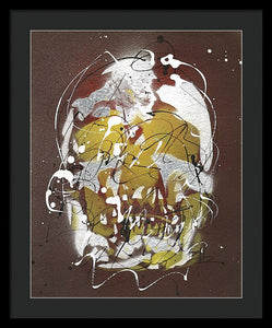 Skull VIII- Framed Print by Ryan Hopkins