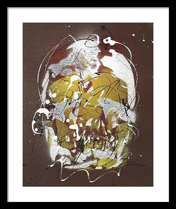 Skull VIII- Framed Print by Ryan Hopkins