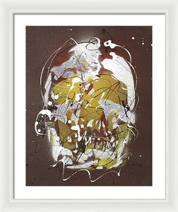 Skull VIII- Framed Print by Ryan Hopkins