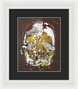 Skull VIII- Framed Print by Ryan Hopkins