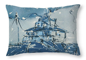 St Michaels Lighthouse by Ryan Hopkins - Throw Pillow