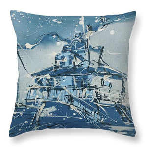 St Michaels Lighthouse by Ryan Hopkins - Throw Pillow