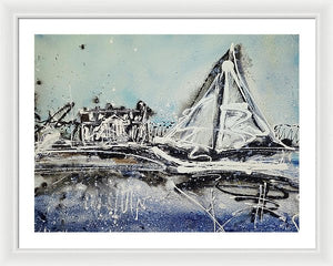 St Michaels Storm - Framed Print