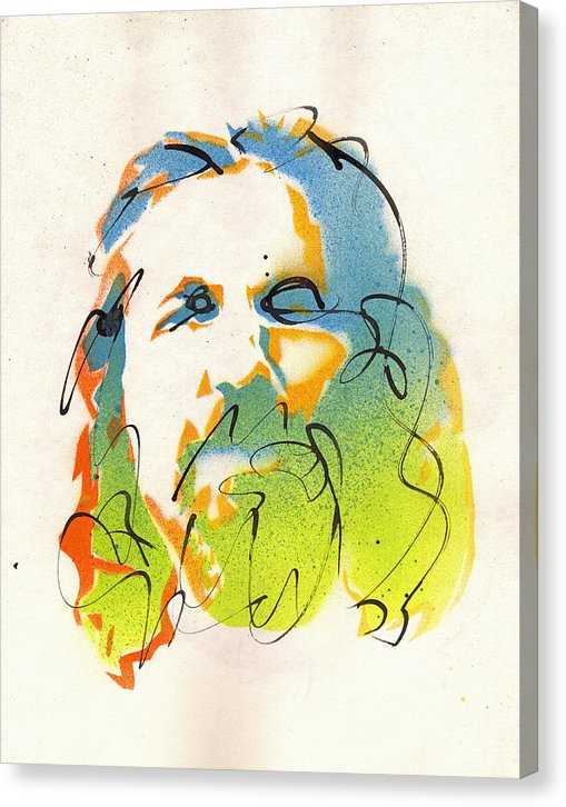 Portrait of The Dude - Canvas Print by Ryan Hopkins - The Big Lebowski