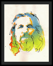 Load image into Gallery viewer, Portrait of The Dude - Framed Print by Ryan Hopkins - The Big Lebowski