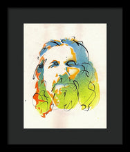 Load image into Gallery viewer, Portrait of The Dude - Framed Print by Ryan Hopkins - The Big Lebowski