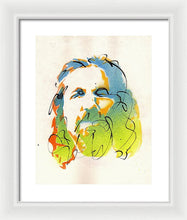 Load image into Gallery viewer, Portrait of The Dude - Framed Print by Ryan Hopkins - The Big Lebowski