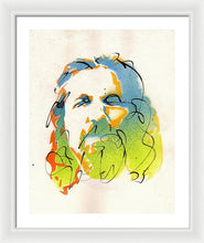 Load image into Gallery viewer, Portrait of The Dude - Framed Print by Ryan Hopkins - The Big Lebowski