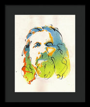 Load image into Gallery viewer, Portrait of The Dude - Framed Print by Ryan Hopkins - The Big Lebowski