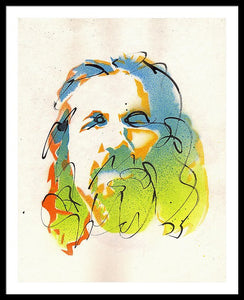 Portrait of The Dude - Framed Print by Ryan Hopkins - The Big Lebowski