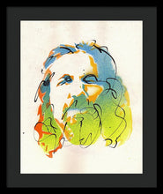 Load image into Gallery viewer, Portrait of The Dude - Framed Print by Ryan Hopkins - The Big Lebowski