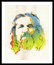 Load image into Gallery viewer, Portrait of The Dude - Framed Print by Ryan Hopkins - The Big Lebowski