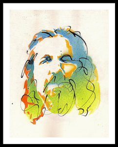 Portrait of The Dude - Framed Print by Ryan Hopkins - The Big Lebowski